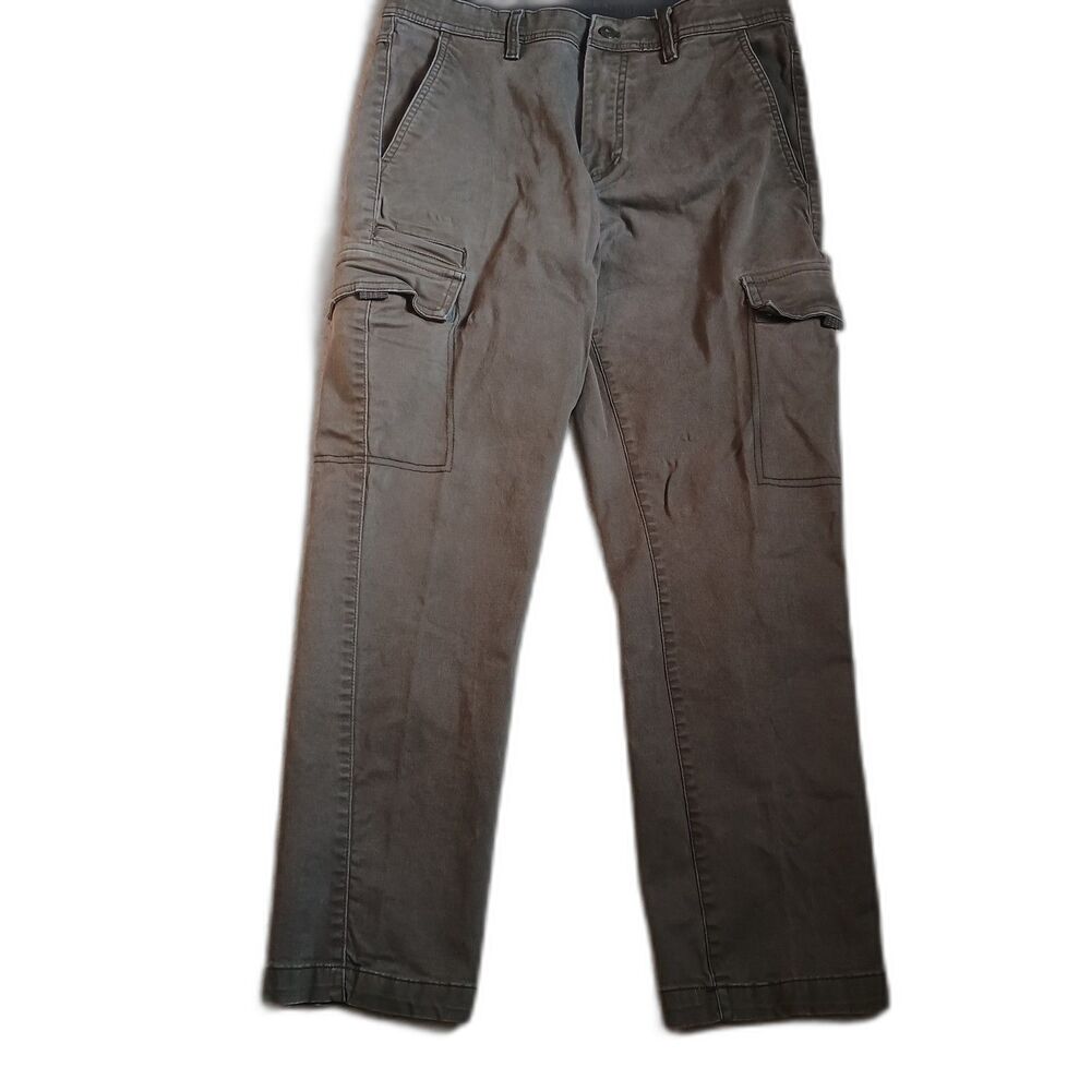 Weatherproof Utility Cargo Pants Mens 32x29 (actual) Olive Green Straight Leg